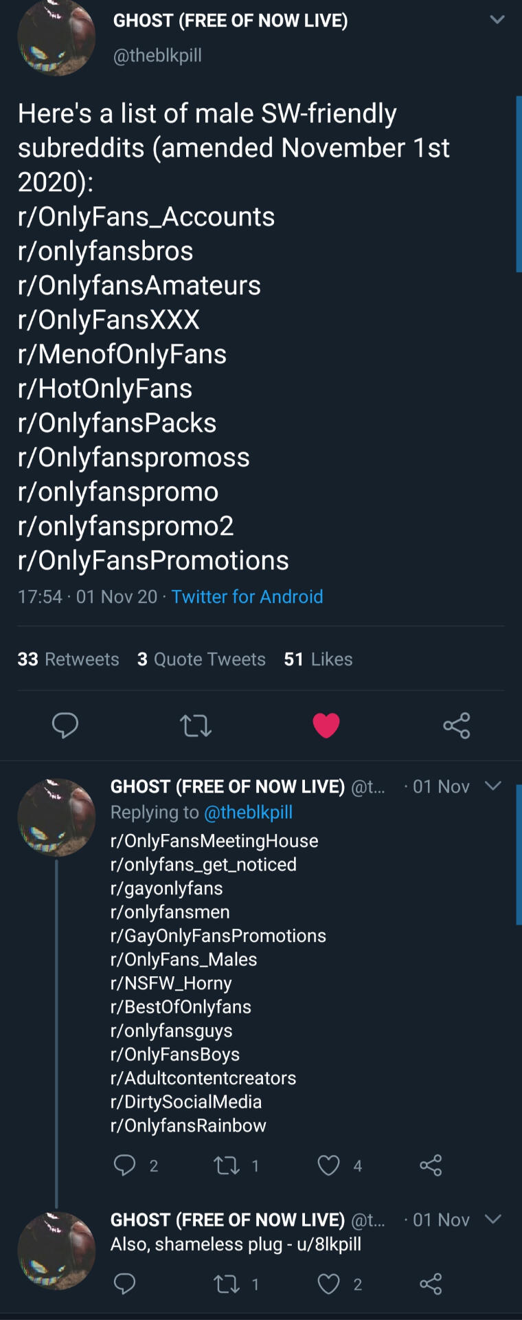 Best subreddits to promote onlyfans